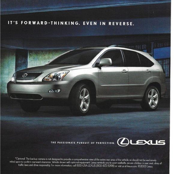 Lexus The RX 330 Passionate Pursuit Car Auto 2000s Print Ad - Picture 3 of 4